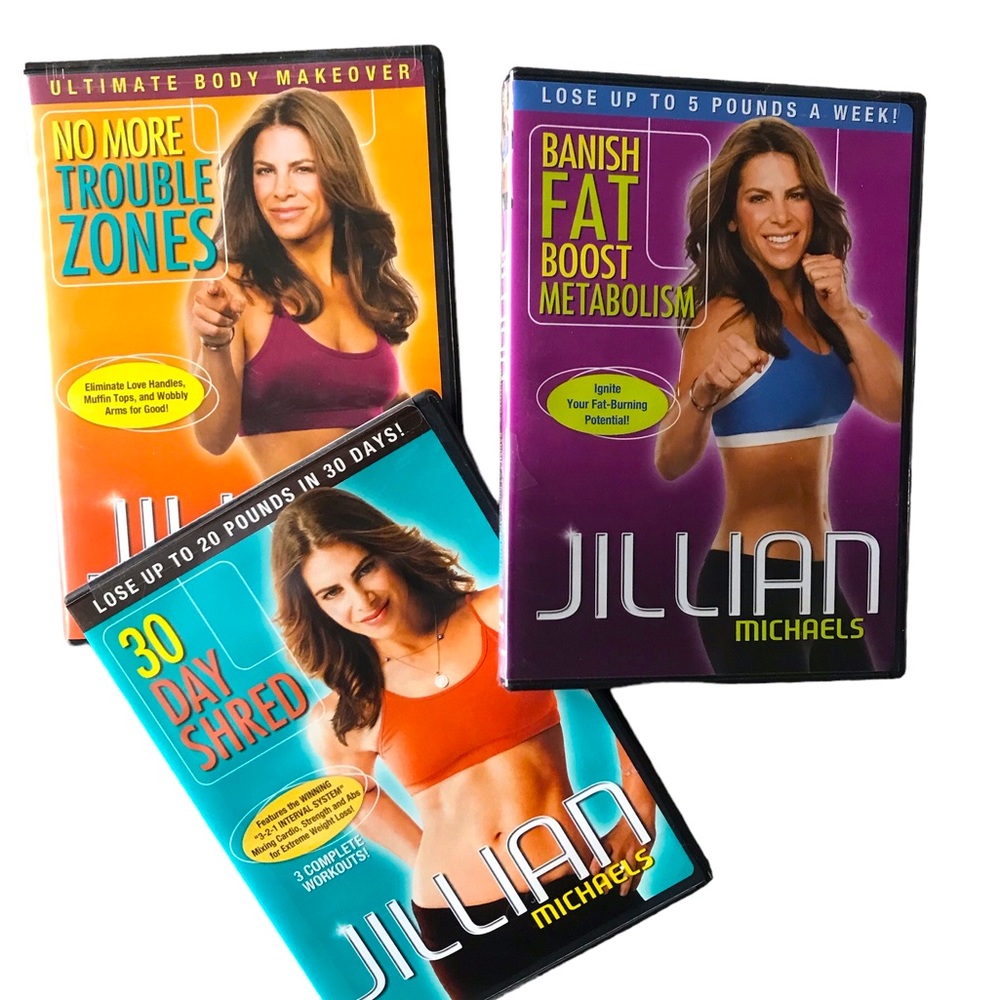 JILLIAN MICHAELS 3 DVD Workouts